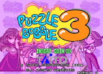 Puzzle Bobble 3 (US) screen shot title